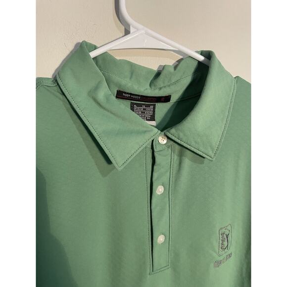Nike Tiger Woods Collection Mens Polo Shirt Size XL Green Dri Fit *Logo* Golf - Picture 2 of 9